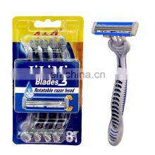 China Factory Wholesale Men Shaver Hair Trimmer Three Blade Mini Men Shaver thumbnail-1