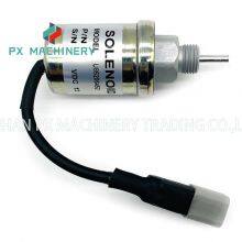U85206452 Fuel Shut off Stop Solenoid for Caterpillar Cat 3024 Perkins HL403C-15 HR404C-22T 402D 403D 404D 404C 403C thumbnail-1