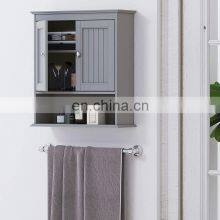 Home Bathroom Cabinet Wall Mounted With Doors Wood Hanging Cabinet Wall Cabinets thumbnail-5