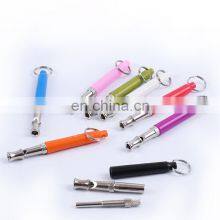High Quality Dog Training Whistle Ultrasonic Metal Dog Whistle With Lanyard thumbnail-5