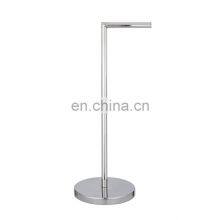 Экологически чистый новый дизайн хромового свободностоящего держателя туалетной бумаги для ванной комнаты держатель рулона туалетной бумаги thumbnail-2