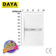 Acrylic Shower Tray Stone Shower Tray Bathroom Base thumbnail-2