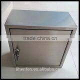 Stainless Steel Lockable Mail Box and Letterbox Square Indoor Using thumbnail-1