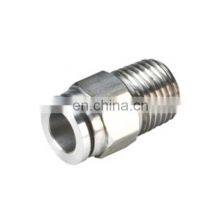 SNS BKC-PM Pneumatic Stainless Steel Bulkhead Union Connector Stainless Steel Pipe Fitting thumbnail-3