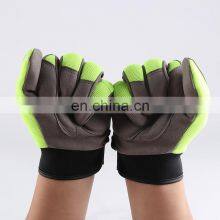 Large Size Custom Synthetic Leather Reinforced Anti Vibration Mechanic Work Glove thumbnail-2