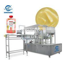 Automatic Doy Pack Packaging Machines Emballage Ketchup Baby Fruit Puree Liquid Doypack Spout Pouch Filling Capping Machine