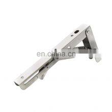 Heavy Duty Furniture Shelf Triangle Folding Steel Metal Angle Table Support Bracket thumbnail-2