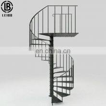 Modern Design Easy Installation Stairs Steel Structure Retro High Polished Staircase thumbnail-5