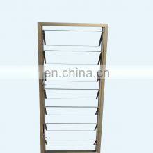 Aluminium Frame Adjustable Shutters Windows Custom Aluminum Jalousie Glass Louvre Windows Glass Shutter