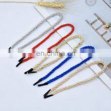 Factory Directly Wholesale Colored Round Premium 3-strand Twisted Packing Rope With Buckle Clip for Gift Boxes Paper Bag thumbnail-3