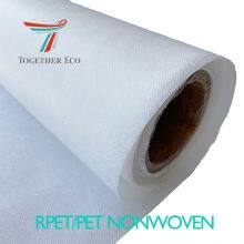 Heat-Resistant Pet Nonwoven Fabric 100 Polyester Spunbond Non Woven Fabric Rolls For Wall Paper thumbnail-3