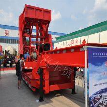 Большой полуприцеп для перевозки грузов Транспортное средство для перевозки крупногабаритных грузов Полуприцеп с несколькими осями thumbnail-5