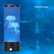 High Quality Decorative Jelly Fish Lava Lamp Color Changing Mood Jellyfish Light Home Decor Table Lamp Led Jellyfish Mood Lamp thumbnail-2