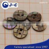 J&C Brown MOP Shell Buttons,pearl Shell Buttons for Fashion Shirt.BR018, BR019