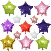 Manufacture 5/10/18/24 Inch Star Helium Balloons Colorful Star Shape Foil Balloon Globos for Party Decoration thumbnail-4