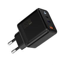 65W USB-C GaN Wall Charger PD Fast Charging Adapter EU US Plug for Laptop Smartphone and Travel thumbnail-2