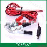 RED Black Booster Clamps Jump Lead Cable Battery Clip Charging Covered With Fuse Protect thumbnail-2