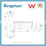 Bathroom Brass Basin Sink Tap Bottle Waste Trap Drain Kit thumbnail-2