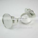 21mm Round Finger Ring With Plate,bague Plateau thumbnail-1