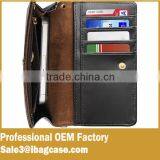 Leather Card Holder RFID Wallet Womens Clutch Organizer Travel Holder thumbnail-6
