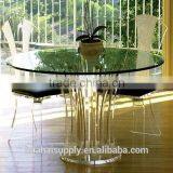 Hot Sale Acrylic Dinning Table and Chairs thumbnail-1