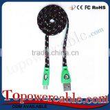 Fast Charging Braided USB Cable With Diamond For Samsung Galaxy Smart Phones thumbnail-5