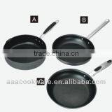 2014 New Products 3PCS German Technique 2.5mm Hard Anodized Aluminium Frypan Set With Teflon Non Stick Coating For Wholesale