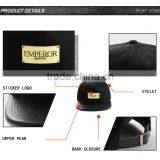 China Custom Cotton Cycling Black Snapback Cap With Belt Strap thumbnail-3