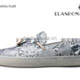 Vintage Casual Fancy Men Loafer Shoes With Python Leather Embossing Shoes thumbnail-3