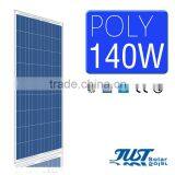 High Quality 140 Watt Polycrystalline Solar Panel for Home Solar Panel Kits Paneles Solares With CE Tuv