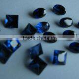 Lab Created Blue Sapphire Princess Cut #34 Synthetic Blue Corundum Stone 7mm*7mm