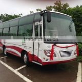 China 7.3m 23-30 seater 4x4 bus with front door hm6730