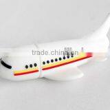 PVC Plane Shape Usb Flash Pen Drive for Airlines Gifts thumbnail-1