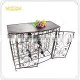 Cheap Metal Bar Wine Bottle Holder Wine Bottle Display Rack thumbnail-1