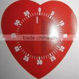 Plastic Heart-shaped Kitchen Timer