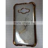 Hin Clear Crystal Rubber Plating TPU Soft Case Cover For Samsung Galaxy J1 MINI thumbnail-4