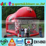 Inflatable Batting Cage With Cap, Commercial Inflatable Football Game Quality Choice