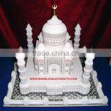 White Marble Taj Mahal Replica For Valentine/Wedding/Party Gifts thumbnail-1
