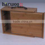 Bamboo Storage Boxes With Slid Lids