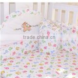 The crib bed sheet set seven stacked