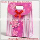 2013 New products Metallic Red Fashion Paper Gift Bag for USA christmas decorations