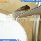 Hot Selling Brushed Nickel Bathroom Waterfall Basin Tap thumbnail-4