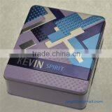 Factory Directly and Hotsale Square Perfume Tin Box