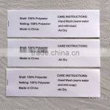 Printed Satin Tape Silk Washing Care Label for Arab Headscarf thumbnail-3