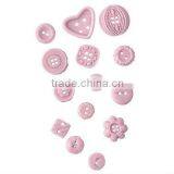 Buttons Silicone Icing Mould for Decorative