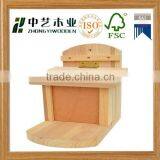 Custom Handmade Christmas Wooden Carved Bird House Eco Friendly Unfinished Wooden Decorative Painting Carved Bird House Supplier's Choice thumbnail-2