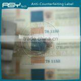Anti-counterfeit IR Security Sticker Label thumbnail-1