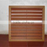 2015 Hot Sale Woodlike Window Shades,louver Blinds, Blinds for Bay Window