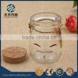 Fancy 100ml Pudding Glass Bottle Milk Bottle With Cork or Plastic Cap thumbnail-2