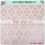 Round Hole Pattern Hollow Out Design Chemical Lace and Water Soluble Lace Fabric Embroidery